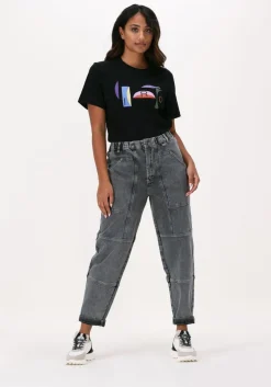 grijze set mom jeans 74032