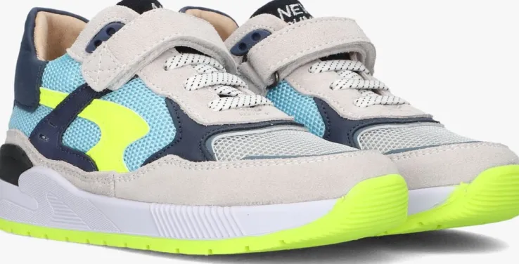 grijze shoesme lage sneakers st24s006