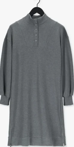 grijze simple midi jurk blair