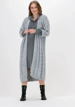 grijze simple midi jurk blair