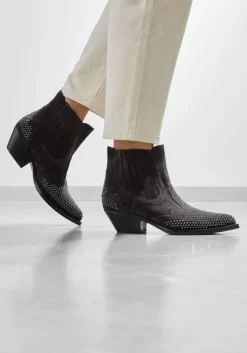 grijze stefano lauran enkellaarsjes 9706r