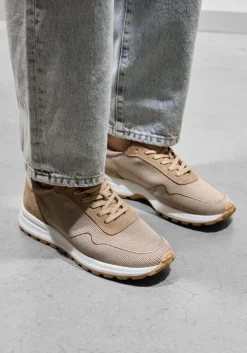 grijze stefano lauran lage sneakers lj2505