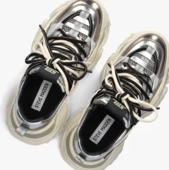 grijze steve madden lage sneakers kingdom