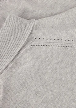 grijze summum coltrui turtle neck sweater soft viscose polyamide knit