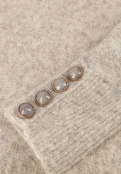 grijze summum trui oversized sweater wool elastane blend knit