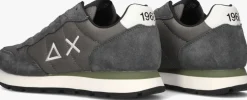 grijze sun68 lage sneakers tom solid