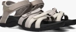 grijze teva platte sandalen w tirra