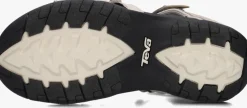 grijze teva platte sandalen w tirra