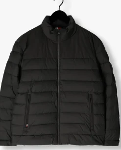 grijze tommy hilfiger jack mid new york puffer