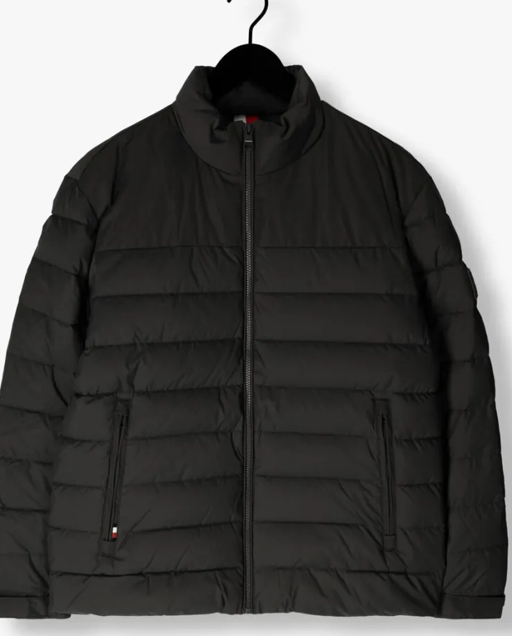 grijze tommy hilfiger jack mid new york puffer