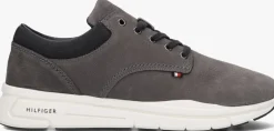 grijze tommy hilfiger lage sneakers hilfiger comfort hybrid shoe