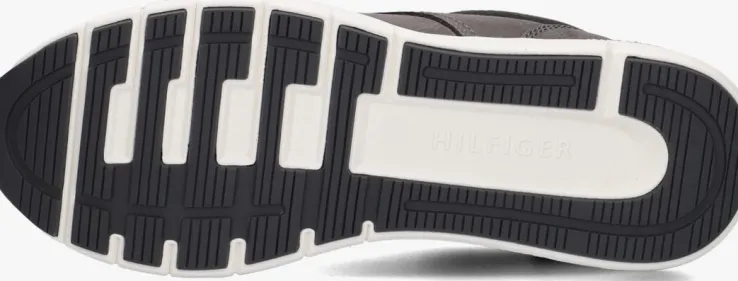 grijze tommy hilfiger lage sneakers hilfiger comfort hybrid shoe