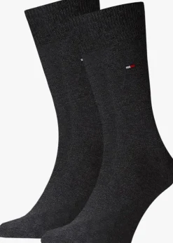 grijze tommy hilfiger sokken th men sock classic
