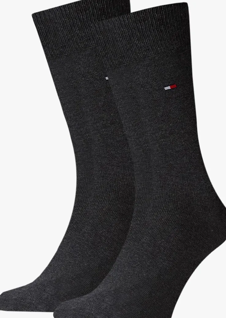 grijze tommy hilfiger sokken th men sock classic
