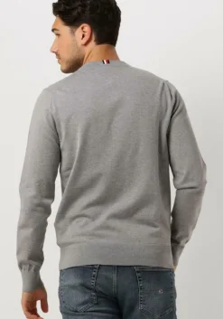 grijze tommy hilfiger trui 1985 crew neck sweater