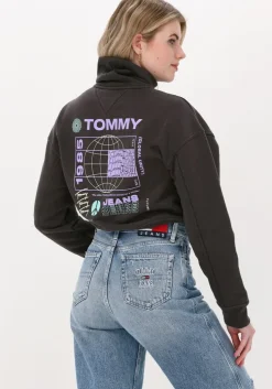grijze tommy jeans coltrui tjw bxy unitees3 turtle neck