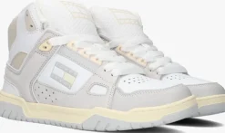 grijze tommy jeans hoge sneakers droid mid dames