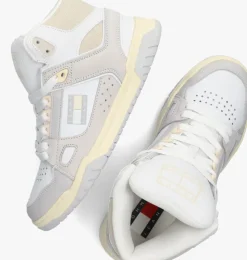 grijze tommy jeans hoge sneakers droid mid dames