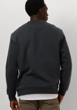 grijze tommy jeans trui tjm reg s flag crew