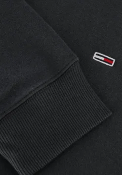 grijze tommy jeans trui tjm reg s flag crew