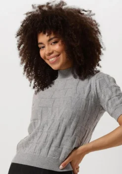 grijze twinset milano trui 242tp3600