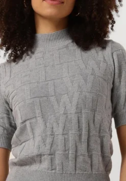 grijze twinset milano trui 242tp3600