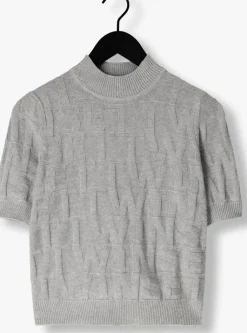 grijze twinset milano trui 242tp3600