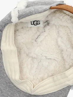 grijze ugg pet bondfed fleece baseball cap
