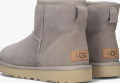 grijze ugg vachtlaarzen w classic mini ii