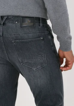 grijze vanguard straight leg jeans v850 rider mid grey comfort