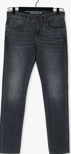 grijze vanguard straight leg jeans v850 rider mid grey comfort