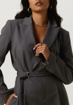 grijze vanilia jumpsuit chic wide leg jumpsuit