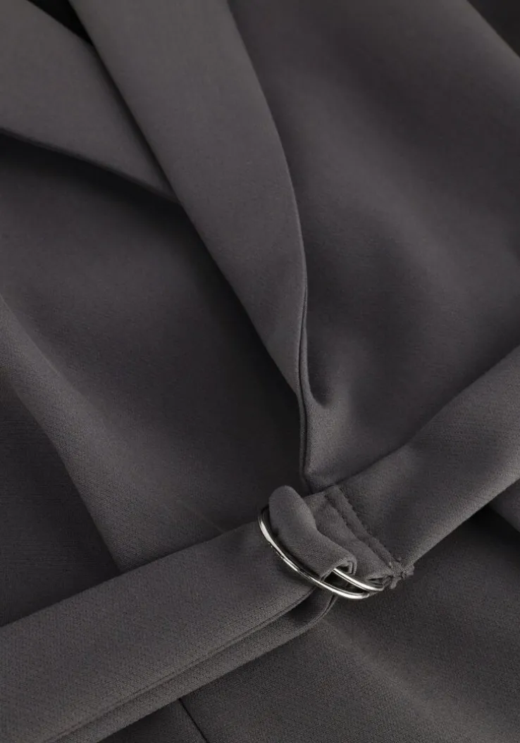 grijze vanilia jumpsuit chic wide leg jumpsuit