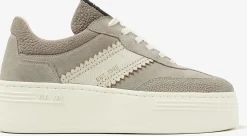 grijze via vai lage sneakers isa romi