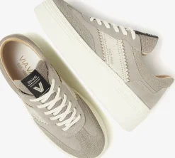 grijze via vai lage sneakers isa romi