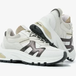 grijze via vai lage sneakers liz finley