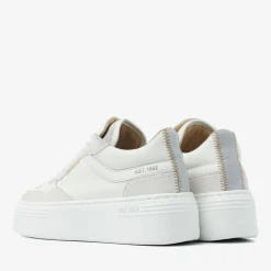 grijze via vai lage sneakers isa cecile