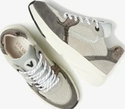 grijze via vai lage sneakers vic celia