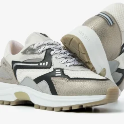 grijze via vai lage sneakers danae noah