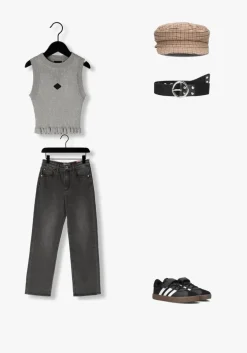 grijze vingino wide jeans giulia