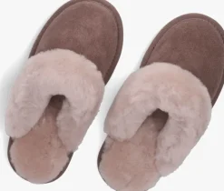 grijze warmbat pantoffels flurry kids