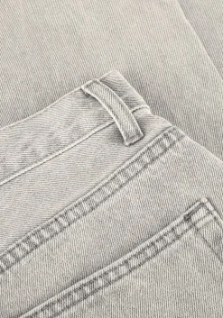 grijze withblack straight leg jeans wblhazel grey turn up jeans