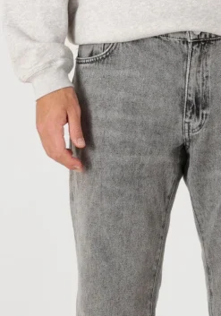 grijze woodbird straight leg jeans doc ash grey jeans