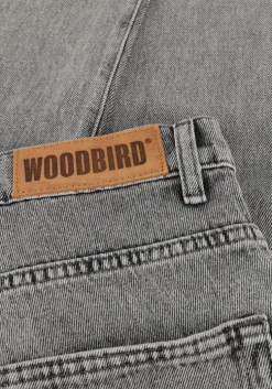 grijze woodbird straight leg jeans doc ash grey jeans