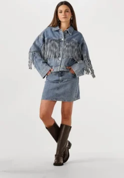 grijze y.a.s. minirok yasaiko mw denim skirt