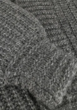 grijze y.a.s. vest yasdally ls long knit cardigan