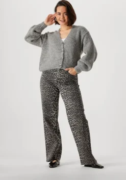 grijze y.a.s. vest yasvigga ls knit cardigan