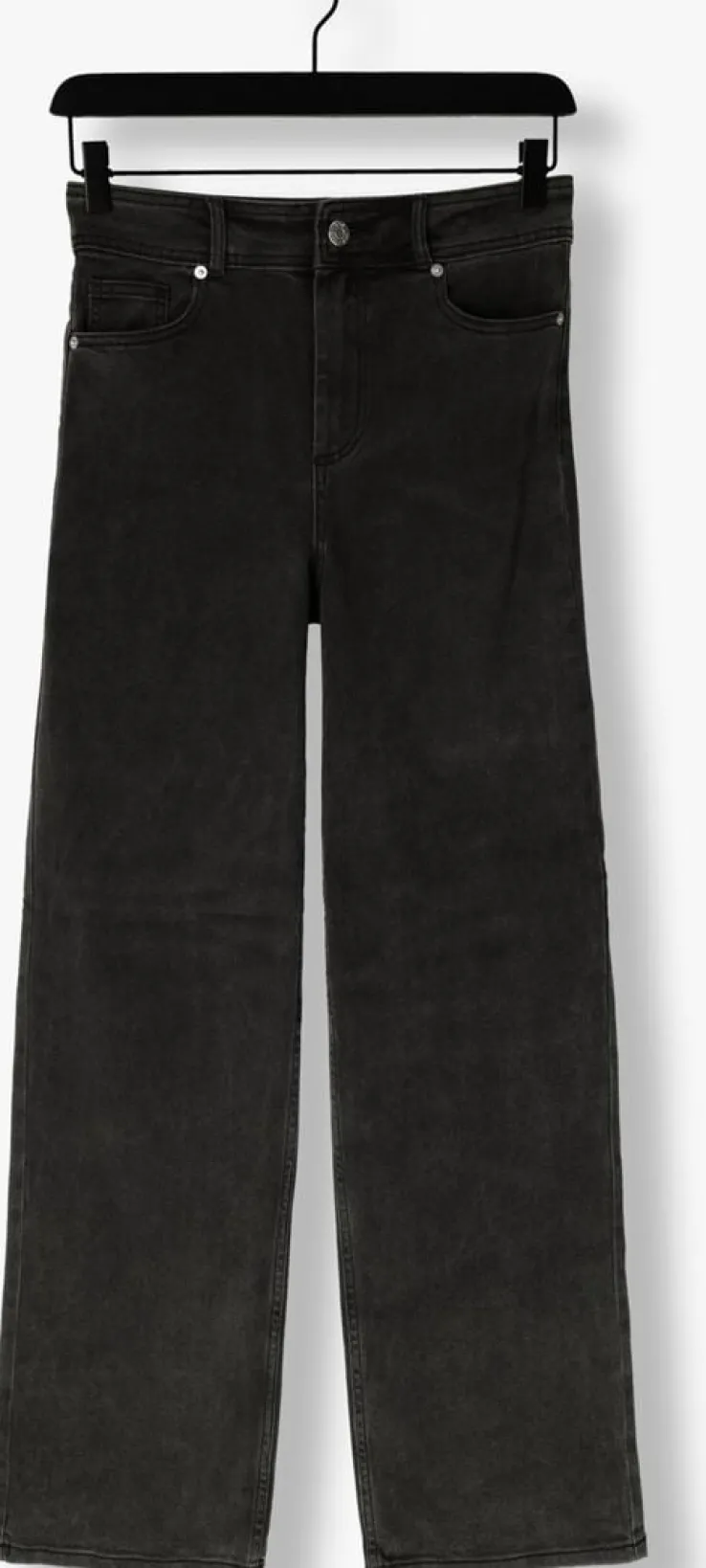 grijze y.a.s. wide jeans yasdolma hw jeans dark grey