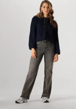 grijze y.a.s. wide jeans yasrina hmw jeans