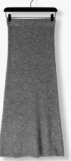 grijze ydence maxirok knitted skirt lainey